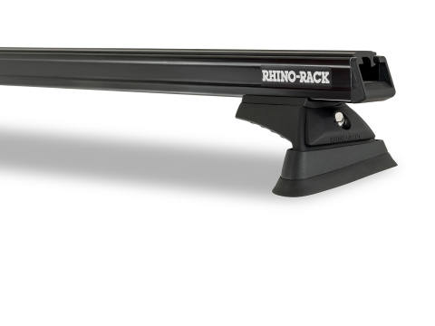Kit 2 barres de toit noire Vortex avec pieds RCL Trackmount Heavy Duty Toyota Tarago 1990-2006
