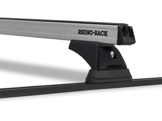 Kit 2 barres de toit noire 1250mm Heavy Duty RCH Trackmount Mitsubishi Pajero NM - NP 2000-2006