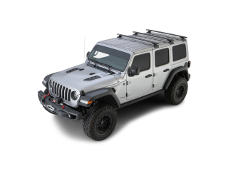 Kit 3 barres de toit noire Vortex 1500mm RCL Backbone Jeep Wrangler JL 2019-