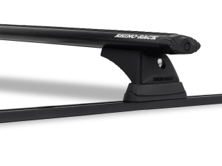 Kit 2 barres de toit noire Vortex 1260mm avec pieds RCH