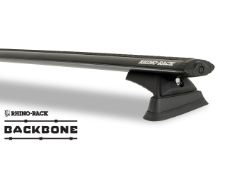 Kit 2 barres de toit noire Vortex 1500mm RCL avec Backbone RJKB1 Jeep Wrangler JK 2011-2019