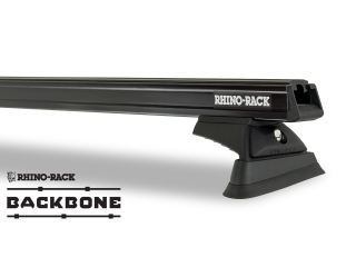 Kit 2 barres de toit noire 1500mm RCL Rhino-Rack Backbone Heavy Duty Jeep Wrangler JK 2011-2019