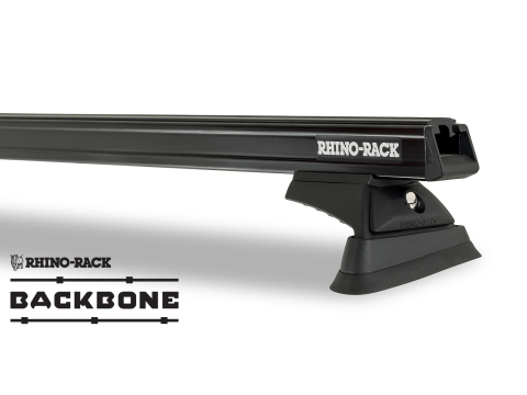 Kit 2 barres de toit noire 1500mm RCL Rhino-Rack Backbone Heavy Duty Jeep Wrangler JK 2011-2019
