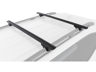Kit 2 barres de toit noire Vortex 1370mm avec pieds RX