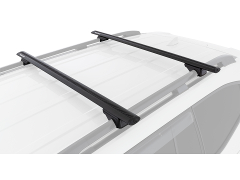 Kit 2 barres de toit noire Vortex 1370mm avec pieds RX