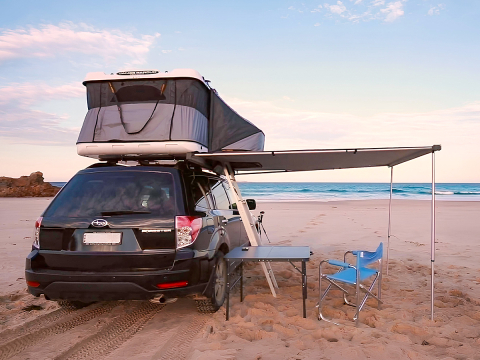 Store latéral James Baroud 200x270cm tunnel 70cm