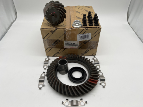 Couple conique avant HDJ80 12x43 version pour blocage de différentiel électrique