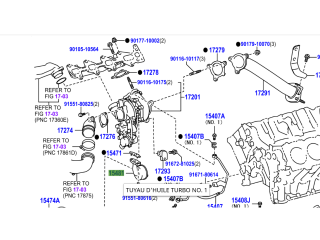 Receveur huile turbo droit VDJ200