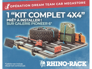 Pack 4x4 sur galerie Rhino Rack Pioneer 6