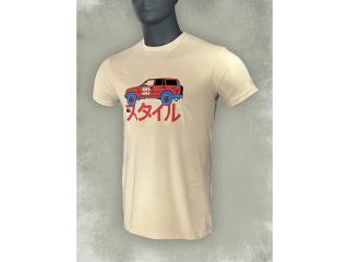 Tshirt homme HDJ80 Dream Team Car sable