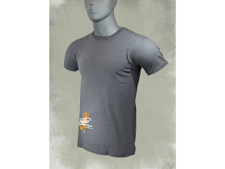Tshirt homme salamandre orange gris foncé
