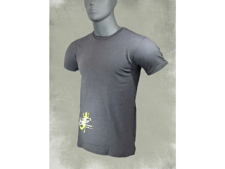 Tshirt homme salamandre verte gris foncé