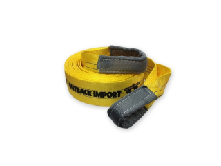 Sangle de traction 10M 12T largeur 90mm OUTBACK IMPORT jaune