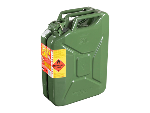 Jerrycan 20L essence métal (colori vert)
