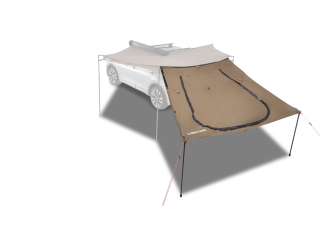 Extension trapézoïdale avec porte pour auvent RHINO RACK 33400 Batwing Compact