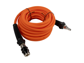 AIR HOSE US STD(M) US STD(F) V2 ORANGE 7M 150 PSI HIGH TEMP