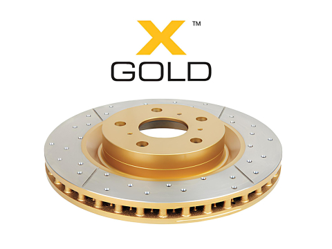 Disque frein avant rainuré percé DBA Toyota Land Cruiser VJA300 GDJ250