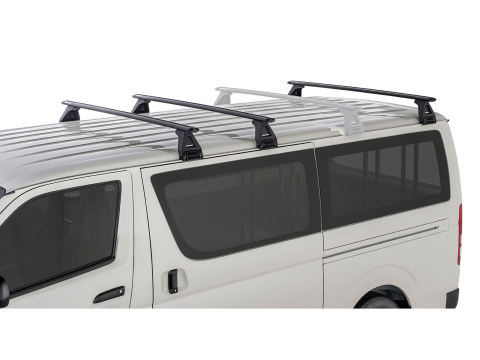 Kit 3 barres de toit Rhino Rack Sportz 1500mm Toyota Hiace 1989-2005