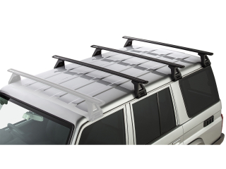 Kit 3 barres de toit Rhino Rack Sportz 1500mm Toyota Land Cruiser HZJ76 GRJ76