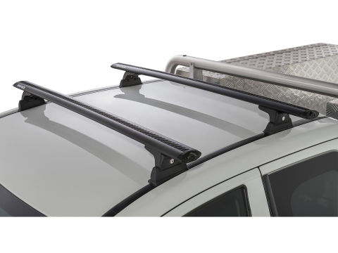 Kit 2 barres de toit Rhino Rack Sportz 1260mm Mitsubishi L200 Double & Extra Cab 2015-2024