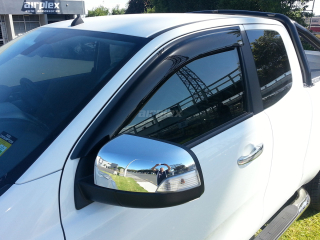 Jeu 2 déflecteurs vitre avant Ford Ranger simple et extra cab T6 T7 T8