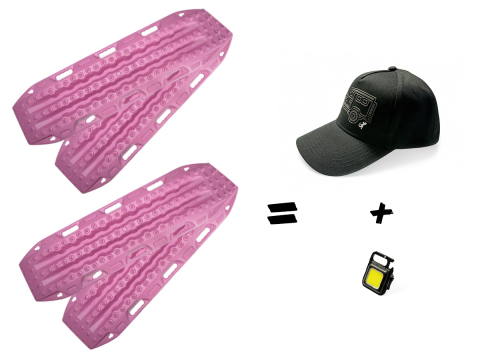 Plaques à sable Maxtrax MKII rose - PROMO 2 paires