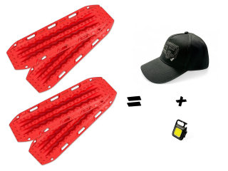 Plaques à sable Maxtrax MKII rouge - PROMO 2 paires