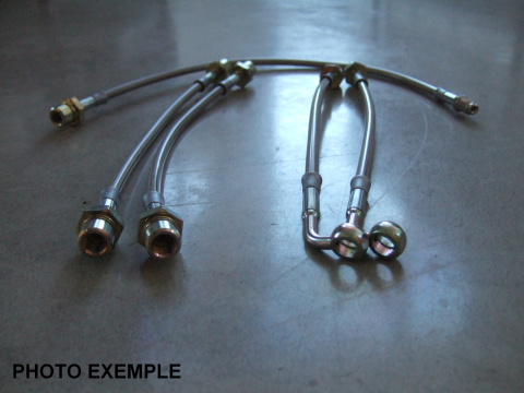 Kit durites de Frein aviation en inox Hilux Revo