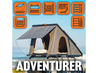 Pack Aventure - Tente de toit Alu-Cab LT-50 Lightweight Noire