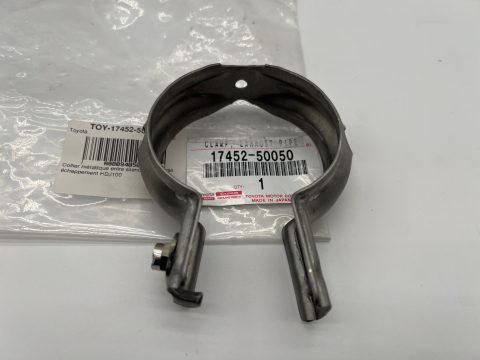 Collier métallique entre silencieux et sortie échappement HDJ100