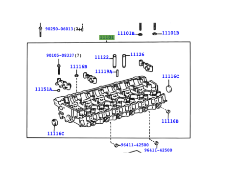 Culasse nue Land Cruiser HDJ100