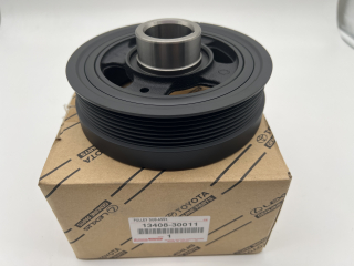 Poulie damper vilebrequin KDJ9 KDJ12 KDJ15 173cv Hilux Vigo 3.0D4-D