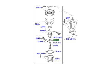 Coude plastique capteur présence eau sous filtre KDJ12