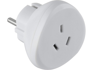 Adaptateur de voyage prise australienne vers prise française / européenne