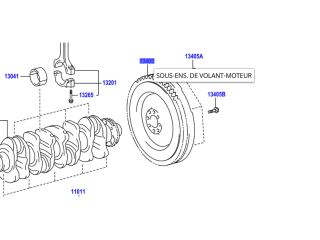 Volant moteur monomasse Hilux Revo et GDJ15 06/2015+