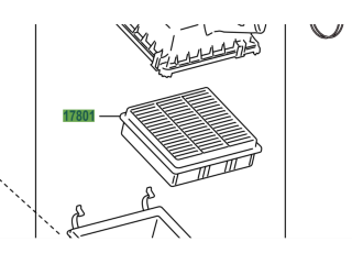 Filtre à air GDJ250 TJH250