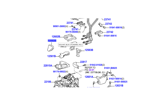 Mousse isolante phonique pompe injection No2 HDJ100