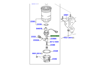 Joint torique No1 capteur présence eau sous filtre KDJ12
