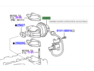 Vanne EGR recirculation gaz échappement KDJ9 KDJ12 163cv