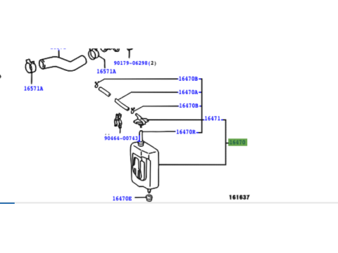 Vase d'expansion liquide de refroidissement KZJ9 KDJ9