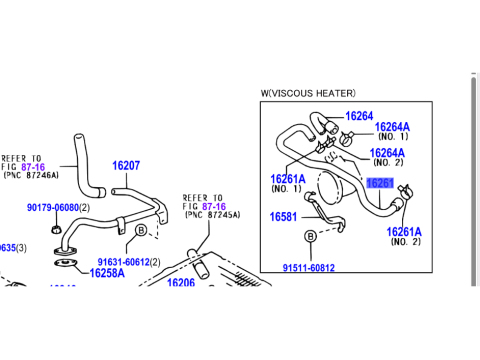 Durite liquide de refroidissement réchauffeur eau KDJ9