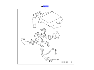 Pochette de joints de turbocompresseur Hilux Vigo 3.0D4-D