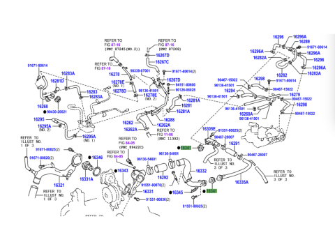 Joint sur circuit liquide refroidissement VDJ200