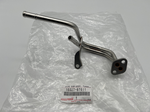 Conduite rigide refroidissement turbo sur turbo KZJ7 KZJ9