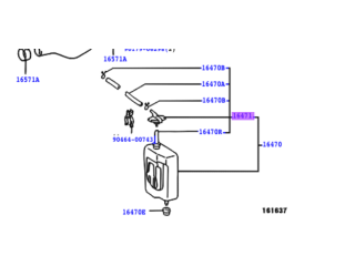 Bouchon avec tuyau de vase d'expansion KZJ9 KDJ9