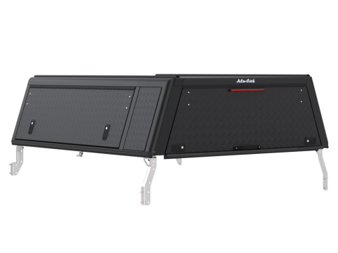 Hardtop Explorer Guard aluminium noir strié Toyota Hilux Revo extra cabine Alu Cab