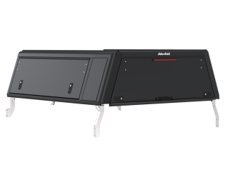 Hardtop Explorer Guard aluminium noir lisse Toyota Hilux Revo extra cabine Alu Cab