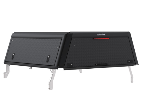 Hardtop Explorer Guard aluminium noir strié Toyota Hilux Revo double cabine Alu Cab