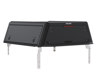 Hardtop Explorer Guard aluminium noir lisse Ford Ranger 2023+ double cabine Alu Cab