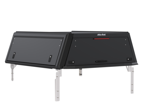 Hardtop Explorer Guard aluminium noir lisse Ford Ranger 2023+ double cabine Alu Cab